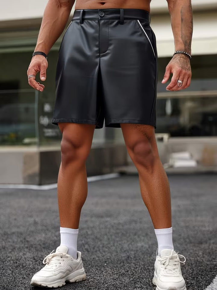 Męskie Szorty Z Kieszeniami Z Kontrastowym Obszyciem