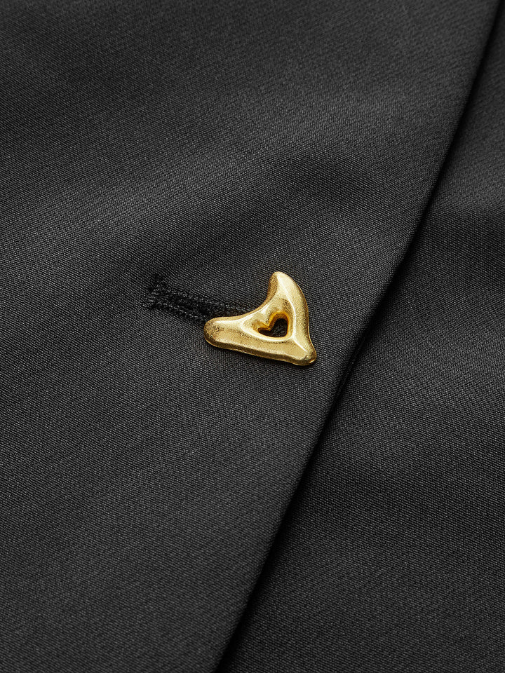 Damska Bluzka Bez Rękawów z Dekoltem V i Zapięciem na Guziki z Przodu